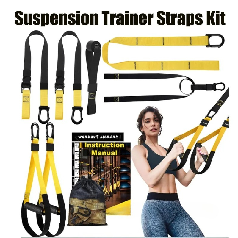 Suspension Trainer Trx - Askı Tipi Antrenman Kayışları Seti, Evde,