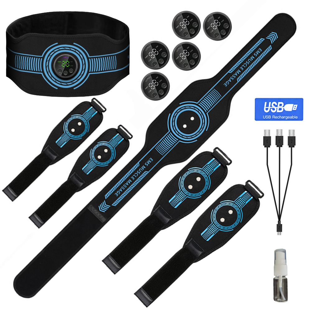 Weight Lifting Belt - USB şarj edilebilir karın kas çalıştırıcı