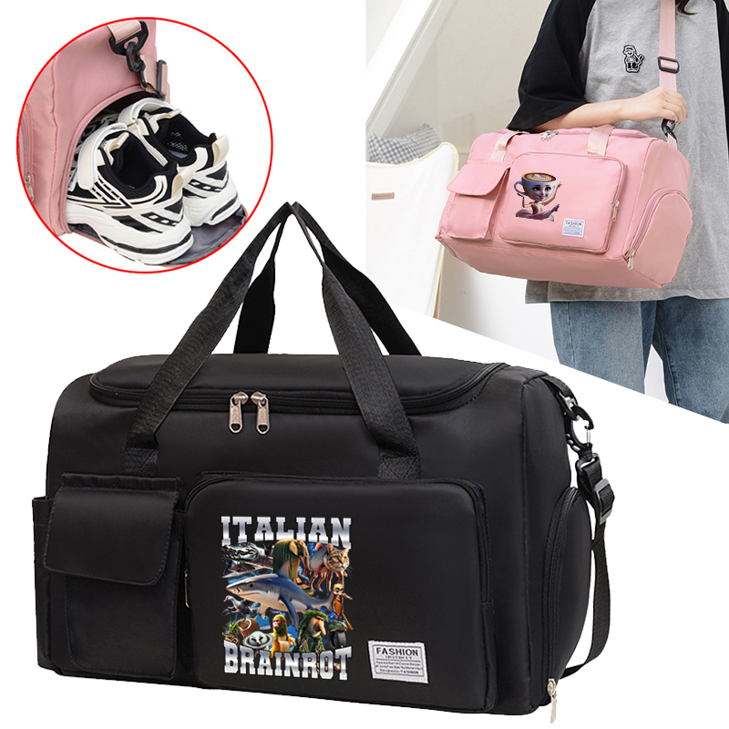 Yoga Fitness Gifts - İtalyan Brainrot Fitness Spor Yoga Çantaları
