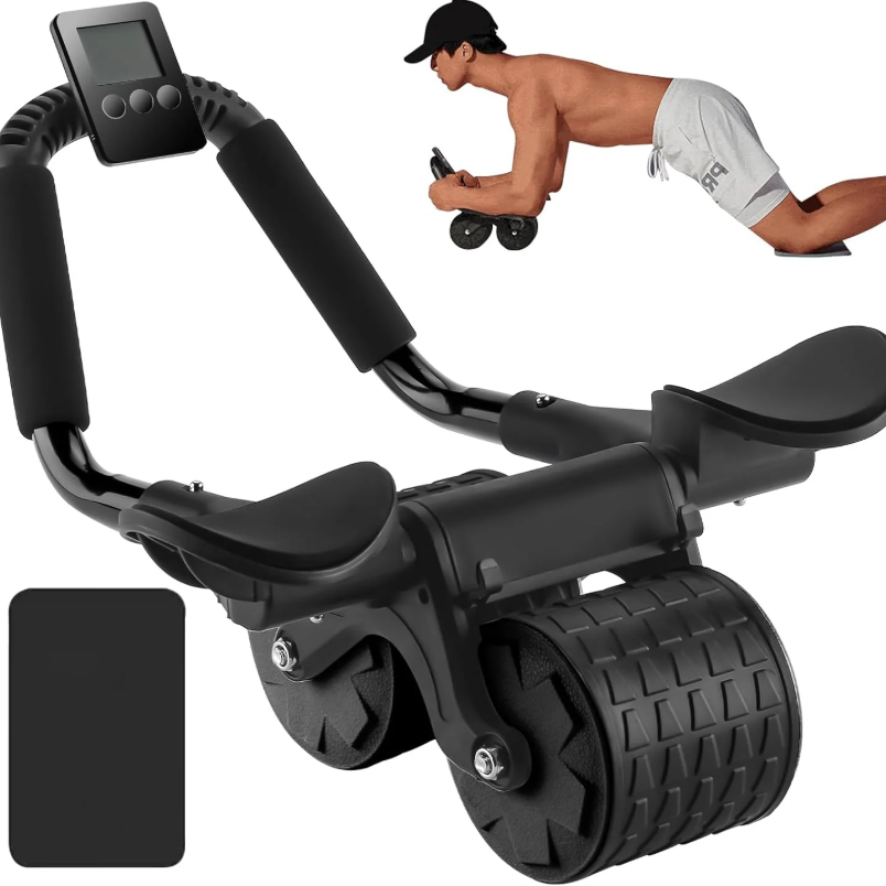 Ab Wheel Roller - Dirsek Destekli Otomatik Geri Tepmeli Karın