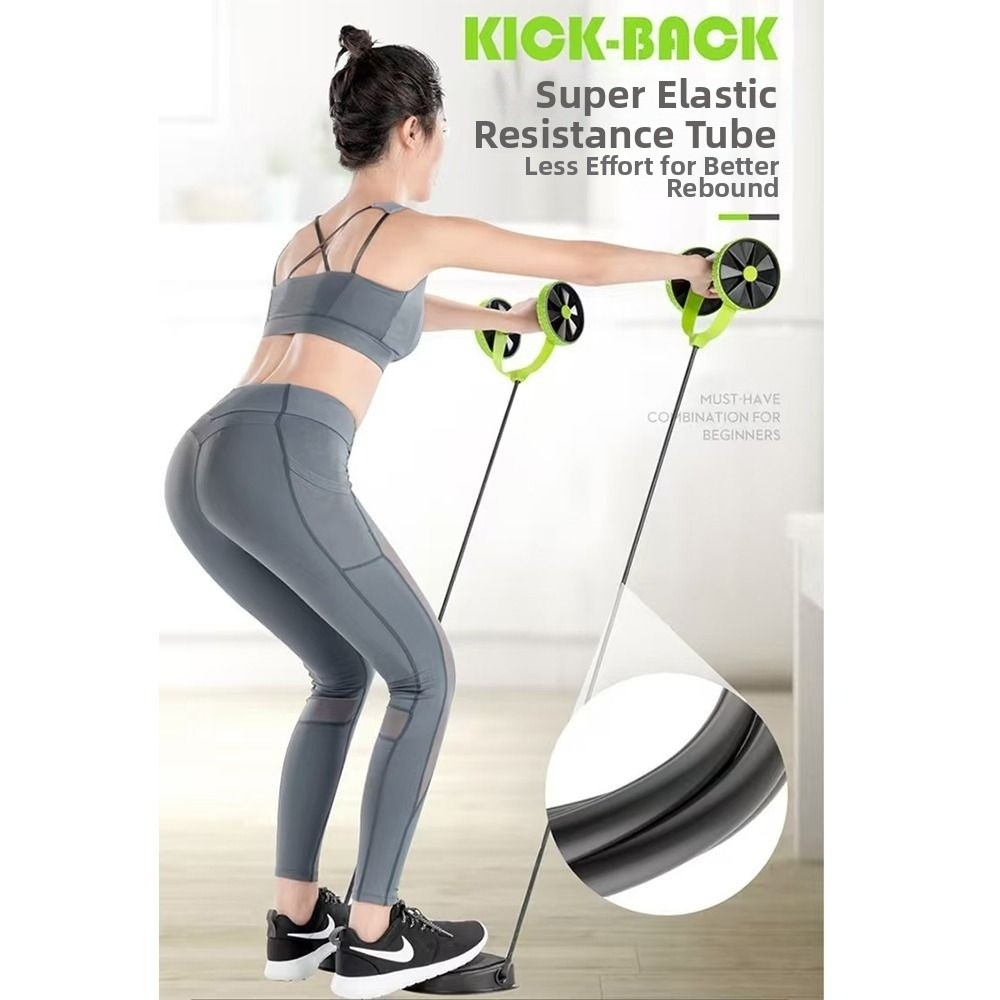 Ab Wheel Roller - Çift Tekerlekli Karın Kası Geliştirici Direnç