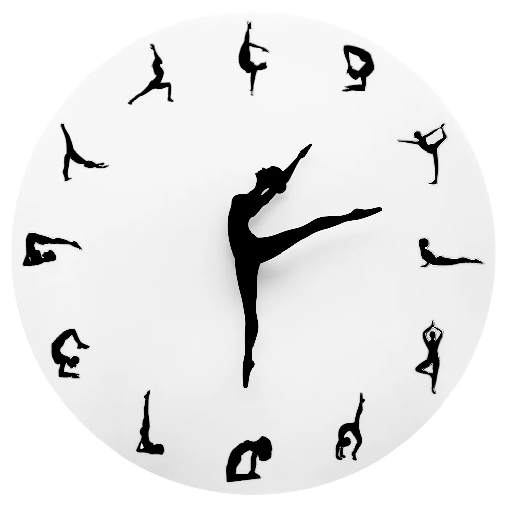 HQ Yoga Duruşları Duvar Saati  - Yoga Fitness Watch incelemesi ve fiyatı