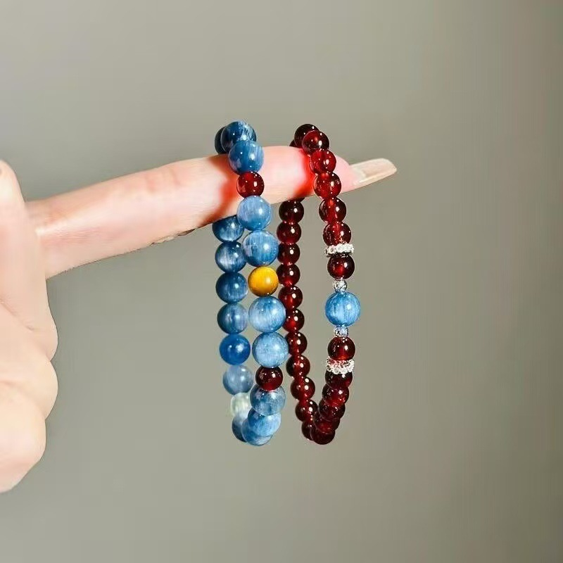 Garnet Kyanite Boncuklu Bilekl - Yoga Fitness Gifts incelemesi ve fiyatı