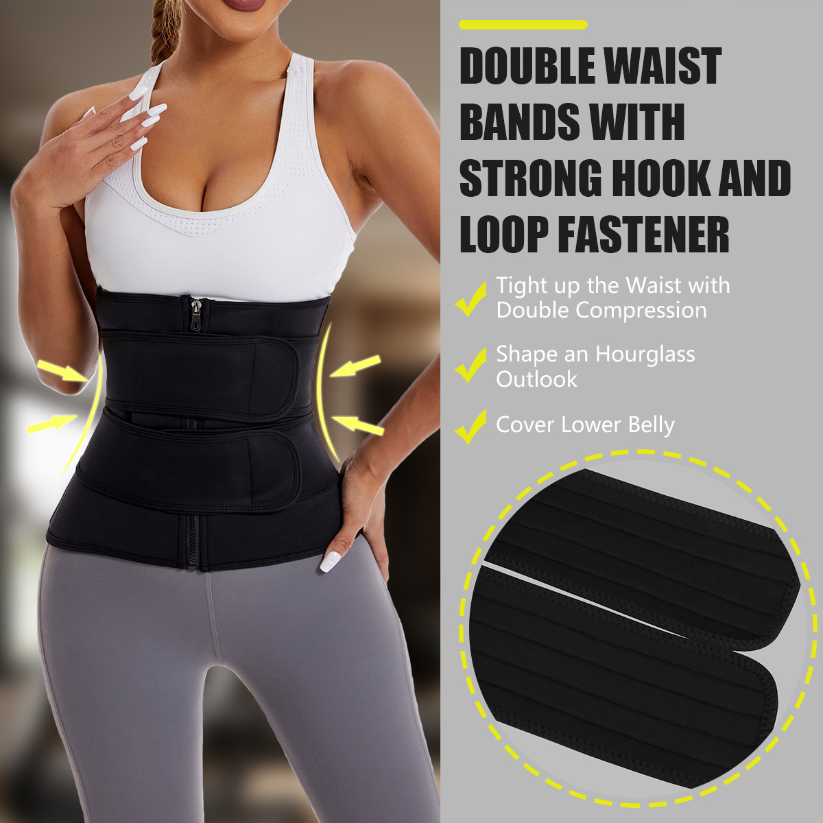 Kadın Bel İnceltici Korse Çift - Weight Lifting Belt incelemesi ve fiyatı