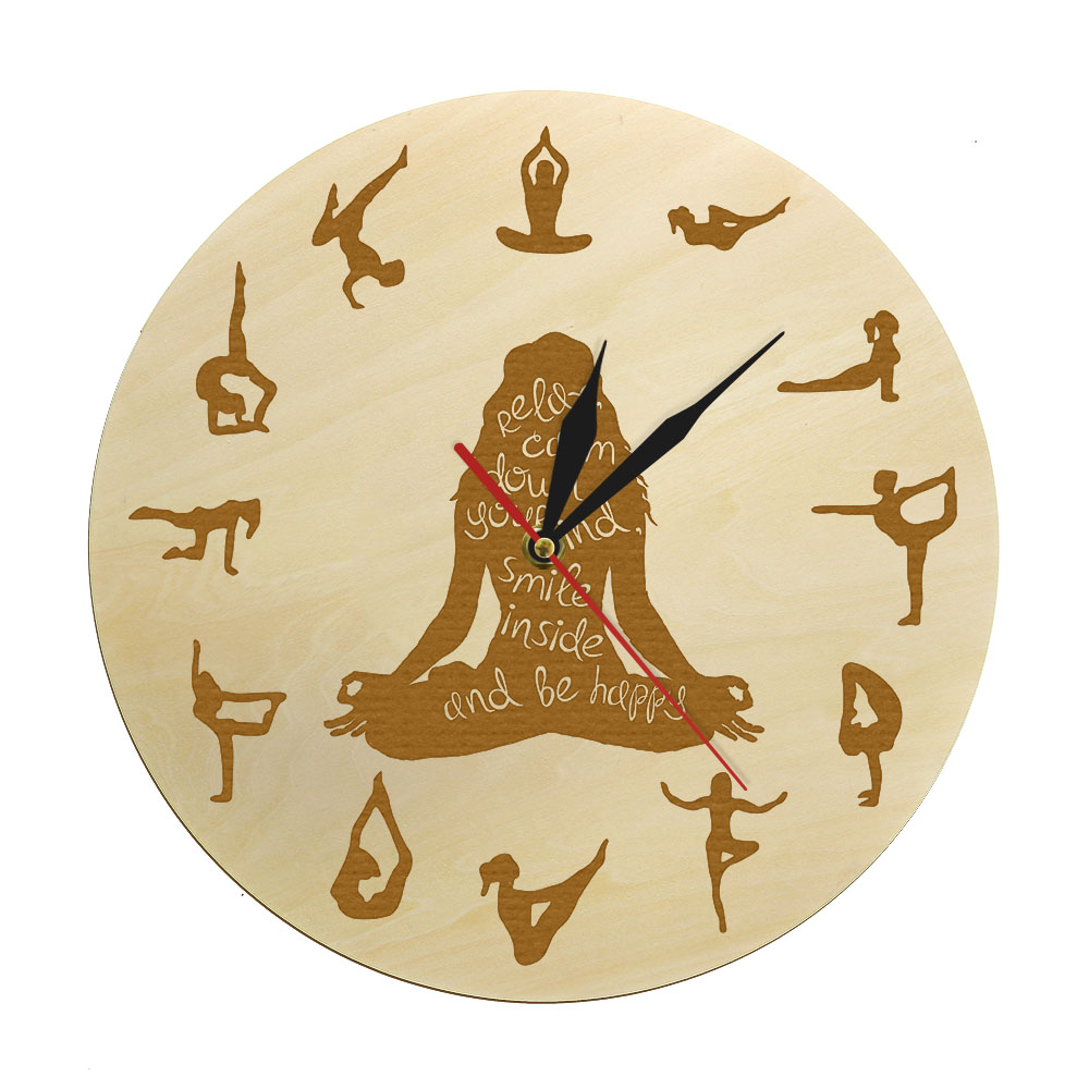Yoga poz ahşap duvar saati Fit - Yoga Fitness Watch incelemesi ve fiyatı